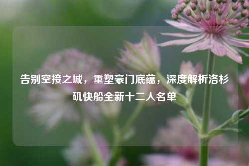 告别空接之城，重塑豪门底蕴，深度解析洛杉矶快船全新十二人名单
