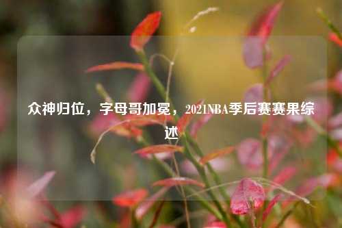 众神归位,字母哥加冕,2021NBA季后赛赛果综述