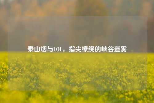 泰山烟与LOL,指尖缭绕的峡谷迷雾